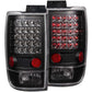 Anzo 1997-2002 Ford Expedition LED Tail lights Black
