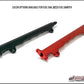 AMS Performance 08-15 Mitsubishi EVO X CNC Machined Aluminum Fuel Rail w/Pulsation Dampener - Red AMS.04.07.0006-1