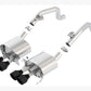 Borla 14-18 C7 Corvette Stingray Axle-Back ATAK Exhaust 2.75in To Muffler Dual 2.0in Out 4.25in Tip 11869CB