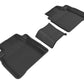 3D MAXpider 2016-2019 Nissan Maxima Kagu 2nd Row Floormats - Black L1NS08821509