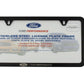 Ford Racing Ford Performance Slim License Plate Frame - Black Stainless Steel M-1828-SSB