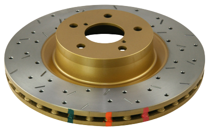 DBA 12+ Subaru/Scion BRZ/FR-S (US Spec)/ 08-13 WRX Rear Cross Drilled Slotted 4000 Series Rotor
