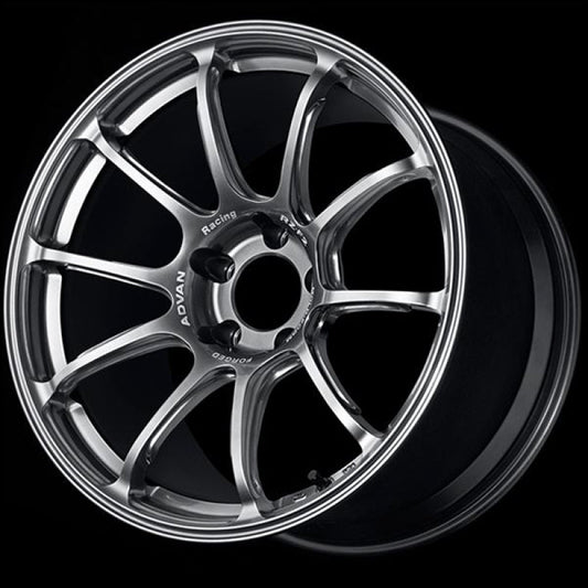 Advan RZ-F2 18x8.5 +44 5-112 Hyper Platinum Black Wheel YA28H44MHPB