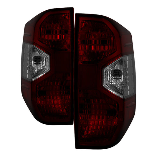 SPYDER xTune Toyota Tundra 14-17 OEM Style Tail Lights - Dark Red  ALT-JH-TTU14-OE-RSM 9039560