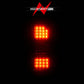 ANZO 2014-2018 GMC Sierra LED Tail Lights Black Housing Clear Lens 311397