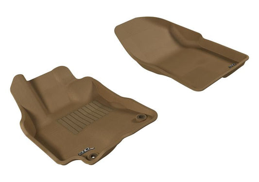 3D MAXpider 2009-2013 Pontiac/Toyota Vibe/Corolla Kagu 1st Row Floormat - Tan L1PA00111502