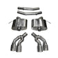 Corsa Performance Axle-Back Exhaust, Polished Xtreme, 2016 Cadillac CTS V 6.2L V8 2.75in