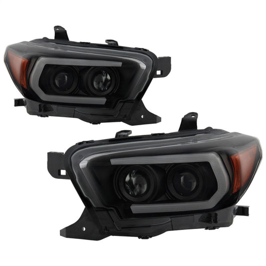Spyder Toyota Tacoma 16-18 (TRD Model Only) Projector Headlights Black Smoke PRO-YD-TT16V1-SEQ-BSM 5087553