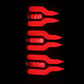 AlphaRex 99-06 Chevrolet Silverado/99-06 GMC Sierra LUXX-Series LED Tail Lights - Black/Red 620007 *Discontinued
