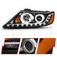 Anzo 2011-2013 Kia Sorento Projector Headlights w/ Halo Black (CCFL)