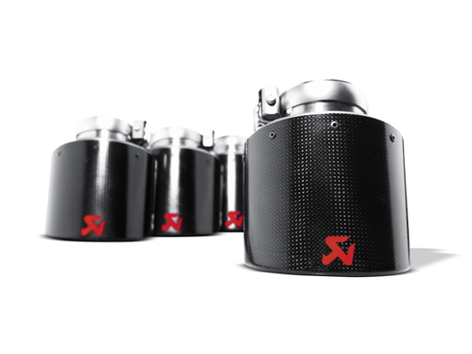 Akrapovic 06-13 Chevrolet Corvette ZO6/ZR1 (C6) Tail Pipe Set (Carbon 125 mm) TP-NIR35C