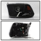 SPYDER xTune Dodge Ram 2009-2014 Halo LED Projector Headlights - Black PRO-JH-DR09-CFB-BK 9036729