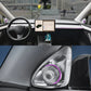 TESERY 4D Rotating LED Ambient Tweeter Speakers for Model Y Juniper / Model 3 Highland