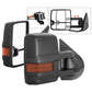 SPYDER xTune Chevy Silverado 07-13 Heated Amber LED Signal Telescoping Mirrors MIR-CSIL07S-G2-PWH-AM-SET 9936692
