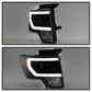 SPYDER xTune Ford F150 Projector Headlights - Light Bar DRL - Black PRO-JH-FF15009-LBDRL-BK 9037252
