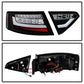 Spyder Audi A5 08-12 LED Tail Lights Black ALT-YD-AA508-LED-BK 5082275