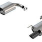 Borla 2024 Ford Mustang GT 5.0L V8 w/o Active Exhaust S-Type Axle-Back Exhaust System - Black Chrome 11983BC