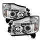 Spyder Nissan Titan 04-14/Armada 04-07 Projector Headlights LED Halo LED Chrm PRO-YD-NTI04-HL-C 5011589