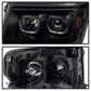 SPYDER Xtune Ford F150 09-14 Projector Headlights Halogen Model Only LED Halo Black PRO-JH-FF15009-CFB-BK 9032226