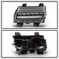 Spyder Jeep Wrangler 2018-2019 (Halogen Model Only) LED Front Bumper Lights - Seq. Signal - Black 5086785