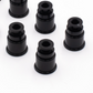 BLOX Racing 14mm Adapter Top (1/2in) w/Viton O-Ring & Retaining Clip (Set of 4) BXEF-AT-14S-4