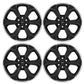 Ford Racing 2024 F-150 22in Wheel Kit - Black w/Machined Face M-1007K-S2295BA