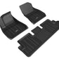 3D MAXpider 2020-2022 Tesla Model 3 Elitect 1st & 2nd Row Floormats - Black E1TL02601809
