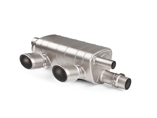 Akrapovic 16-17 Porsche 911 Carrera S/4/4S/GTS (991.2) Slip-On Line (Titanium) w/ Titanium Tips S-PO/TI/5H