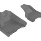 3D MAXpider 2009-2012 Dodge Ram 1500 Crew Cab/2500/3500/Crew Cab Kagu 1st Row Floormat - Gray L1DG01711501