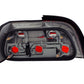 Anzo 1992-1998 BMW 3 Series E36 Taillights Red/Clear