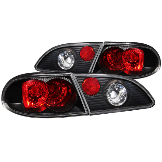 Anzo 1998-2002 Toyota Corolla Tail lights Black