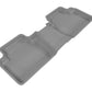 3D MAXpider 2007-2019 Mitsubishi Outlander Kagu 2nd Row Floormats - Gray L1MT01021501
