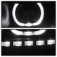 SPYDER Xtune Chevy Silverado 1500/2500/3500 07-13 LED Halo Projector Headlights Black PRO-JH-CSIL07-CFB-BK 9032189