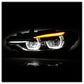 SPYDER BMW F30 3 Series 4Dr LED Projector Headlights Chrome PRO-JH-BF3012H-4D-LED-C 9948534