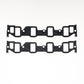 Cometic Gasket Cometic Ford FE V8 .080in Fiber Intake Mani Gskt Set-1.408in x 2.345in Rectangle Port C5137-080