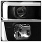 Spyder 08-10 Ford F-250 Projector Headlights V2 - Light Bar DRL LED - Black PRO-YD-FS08V2-LB-BK 5084477