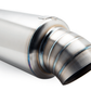 BLOX Racing 3.5in Street Muffler With Turndown Tip BXEX-00111