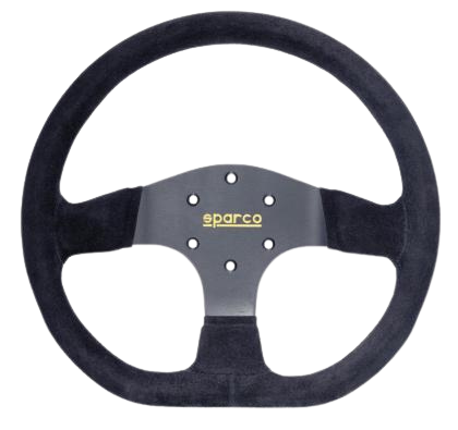 Sparco Strwhl 353 Suede Black (NO HORN INCLUDED)