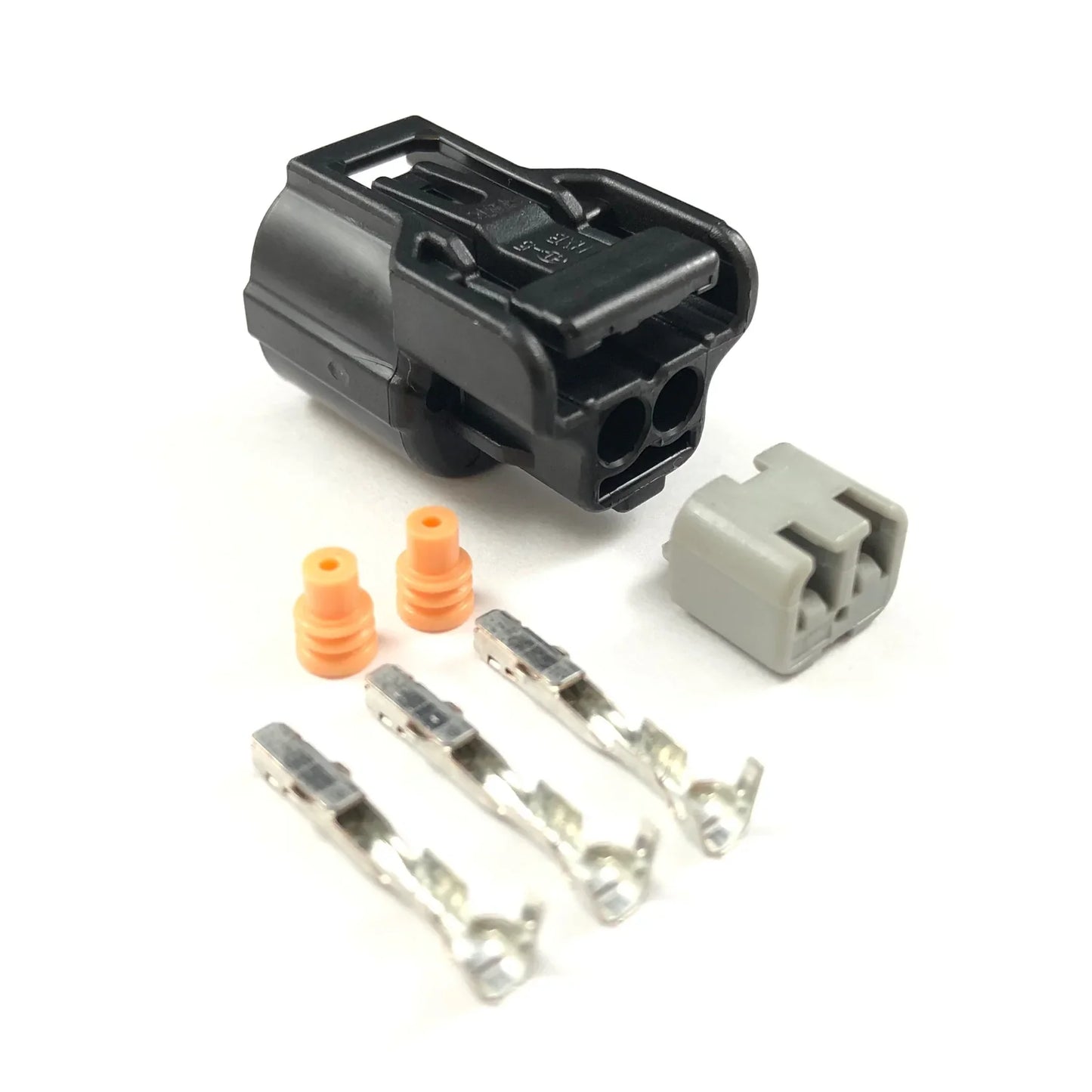 Honda K-Series Black 2-Pin Sensor Connector – IAT / VTC / OBD2 (K20 / K24 / D17)