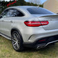 2016-2019 Benz C292 GLE-Class Black Silver Running Board Side Step Bar