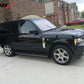 2003-2012 Land Rover Range Rover OE Silver Rubber Black Running Board