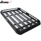 Universal Black Roof Rack Luggage Carrier W/ Cross Bar Aluminum