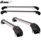 2014-2020 Nissan Rogue OE Luxury Black Roof Rack Cross Bar Aluminum