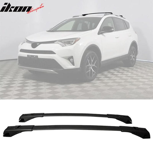 2013-2018 Toyota RAV4 OEM Style Black Roof Rack Cross Bar Aluminum