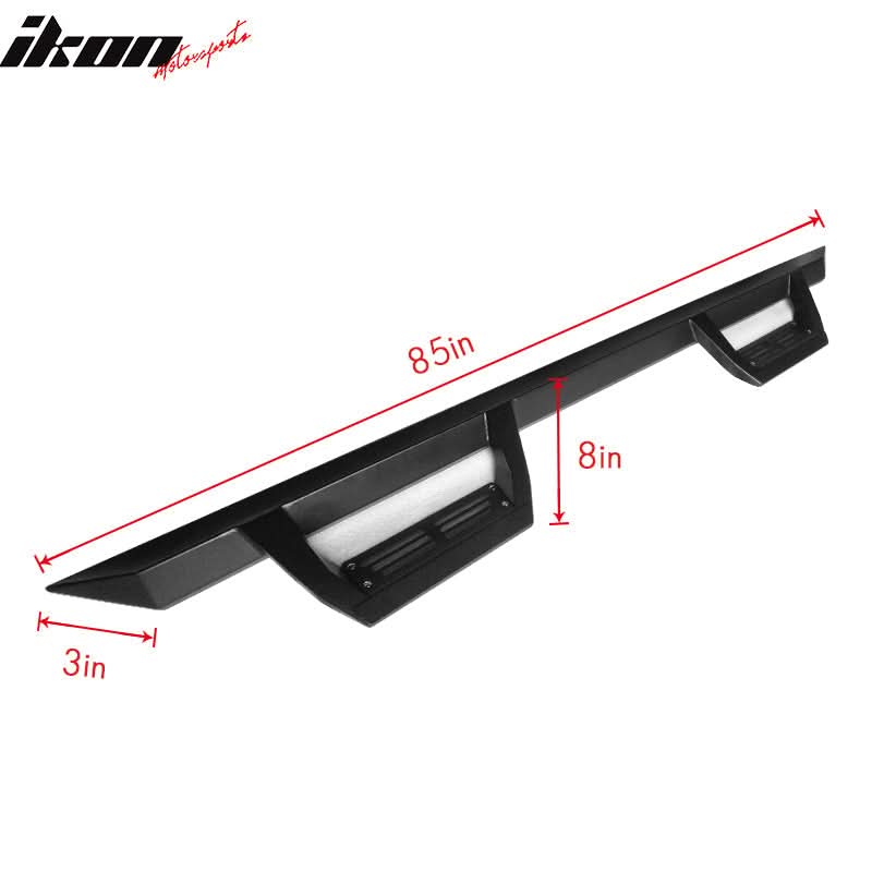 2007-2018 Chevy Silverado GMC Sierra V2 Unpainted Running Board Steel