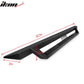 2007-2018 Chevy Silverado GMC Sierra IKON V1 Black Running Board Steel