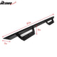 2007-2018 Chevy Silverado GMC Sierra IKON V2 Black Running Board Steel