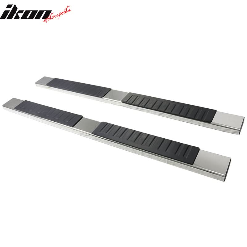 2007-2018 Chevy Silverado GMC Sierra 1500 Chrome Running Board Steel