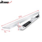 2007-2021 Toyota Tundra Crew Max IKON V1 Silver Running Boards Steel