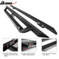 2005-2022 Toyota Tacoma Double Cab IKON V1 Black Running Boards Steel